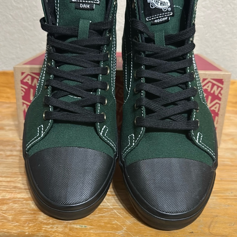 Vans Sk8 Hi 238 Dakota Roche Green Black Ultra Cush men’s 7.5 or women’s 9 - Picture 9 of 14